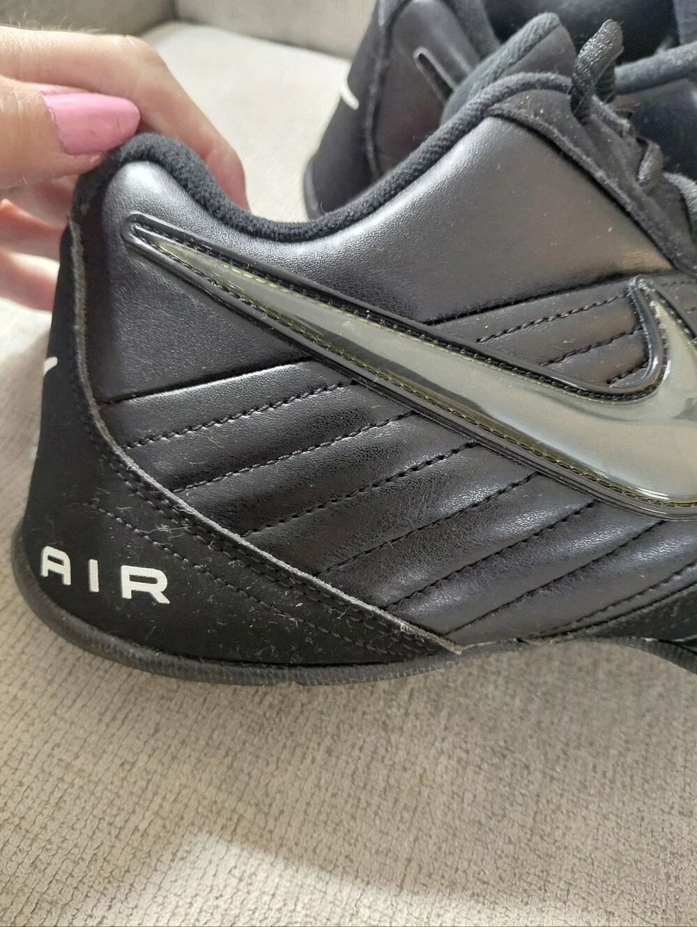 Nike Air Baseline Low Black Men's Size 9 Athletic Sneakers